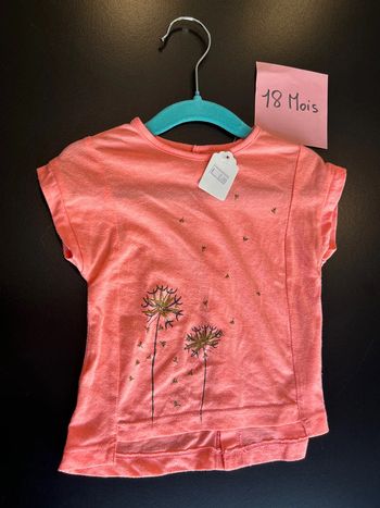 Teeshirt rose fluo