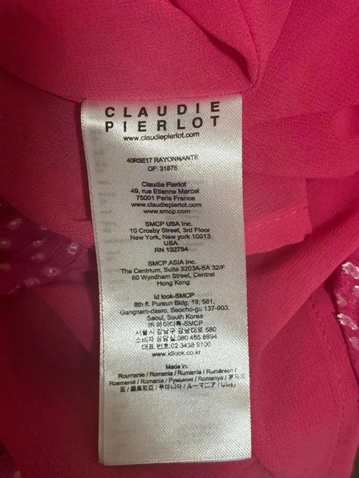 🌸 Robe Claudie Pierlot Rayonnante – Taille 38 🌸 - photo numéro 4