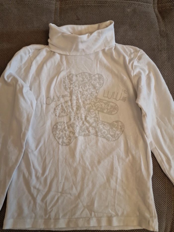 Tee-shirt manches longues colle roulé - photo numéro 2