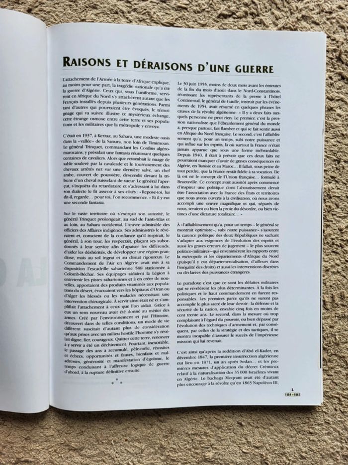 Lot 5 livres Trésor du Patrimoine – La Guerre d’Algérie 54-62 Vol. 1 à 5 - photo numéro 3