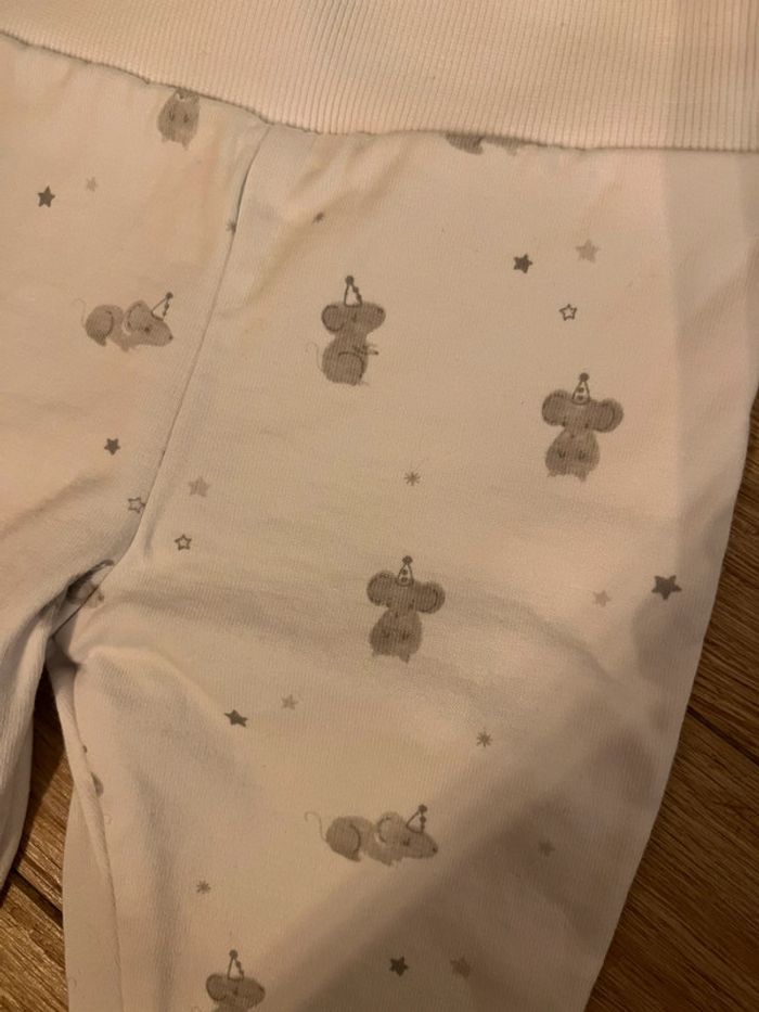 Pyjama 2 pièces blanc  sergent major 3 mois très bon état - photo numéro 6