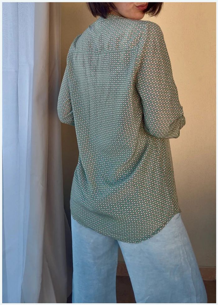 Blouse à motifs BelAir taille unique parfait état - photo numéro 4