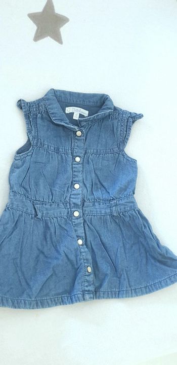 Robe ne jean bébé fille 6 mois kitchoun