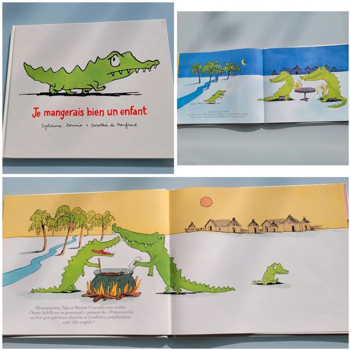 Livre couverture rigide L'école des loisirs : Je mangerais bien un enfant 🐊 58