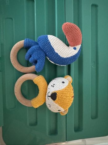 Lot 2 hochets Maisons du Monde