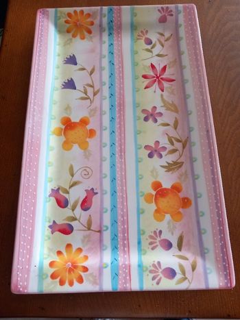 Plateau 44,5 x 27,5 cm.