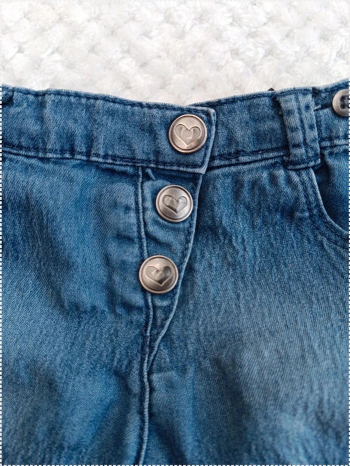 🔸Short Jean Bleu - Tape à l’Œil 12 mois🔸 - photo numéro 2