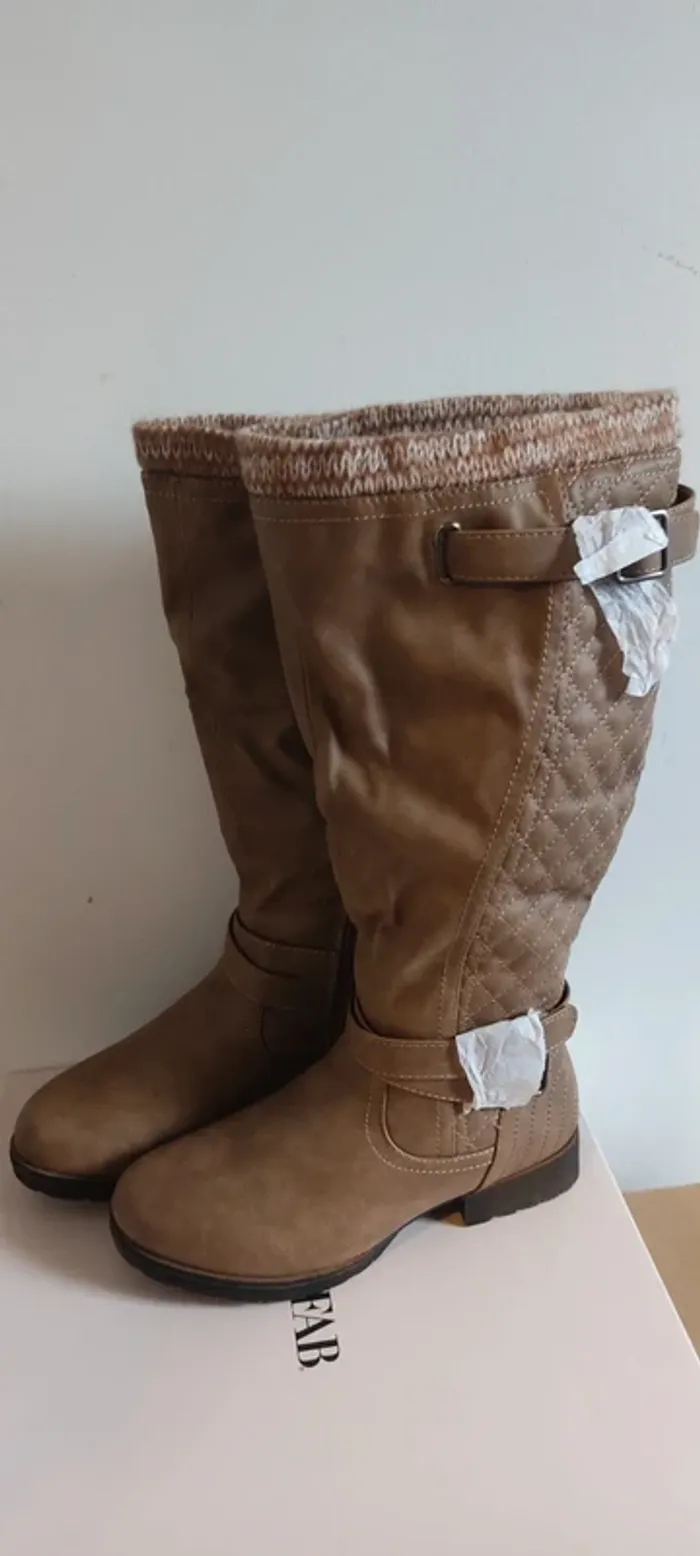 JustFab Bottes hautes Mahira taille 36 - photo numéro 17