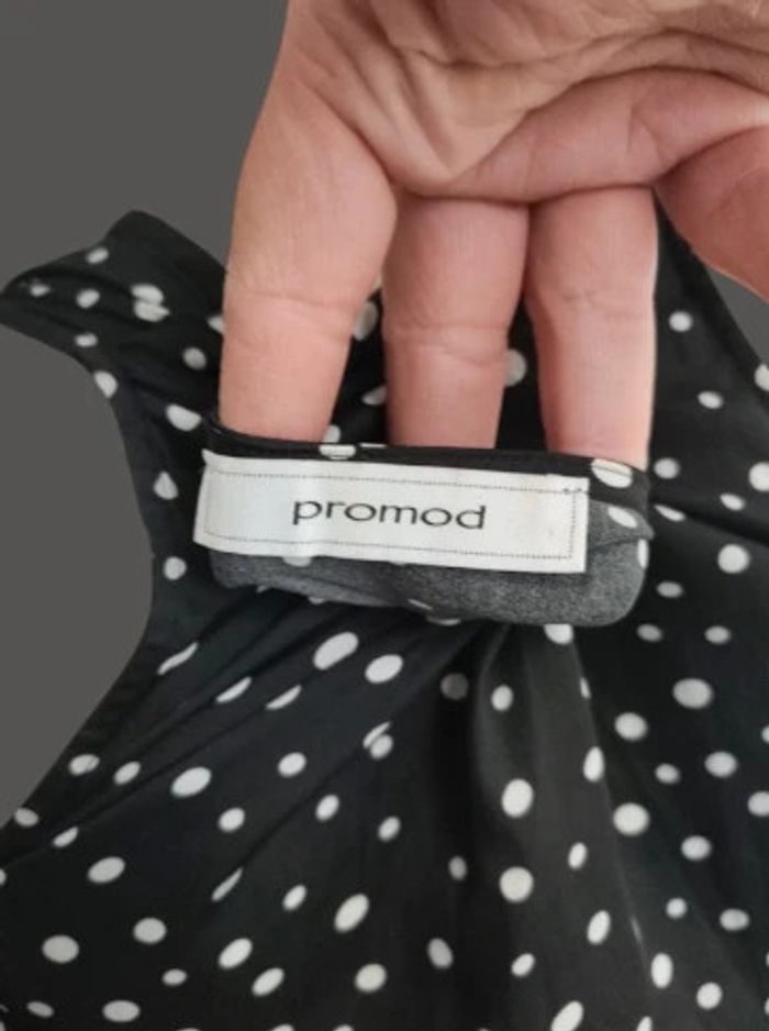 Blouse noire à pois blanc - photo numéro 6