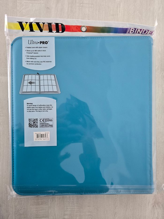 Portfolio Ultra Pro Zip Binder Vivid 480 Teal - photo numéro 2