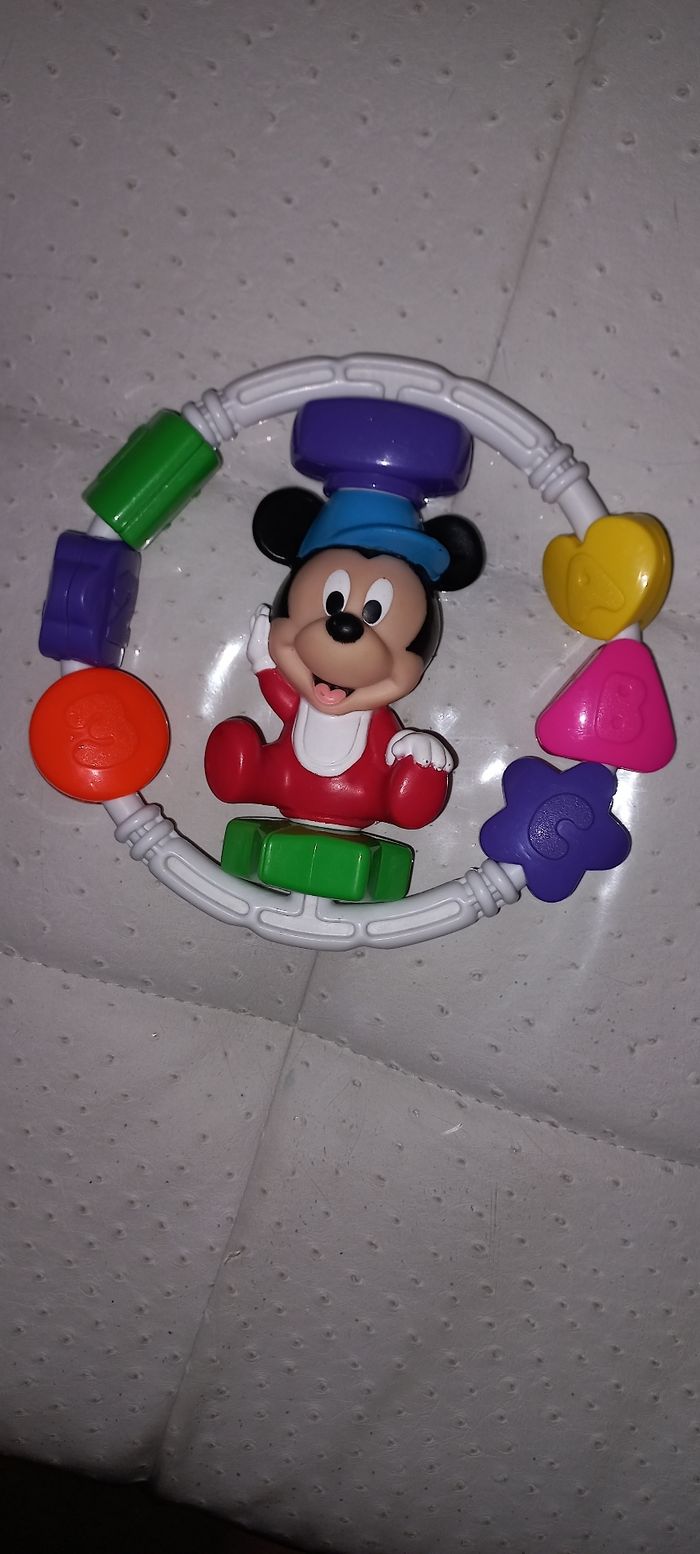 Anneaux hochet mumickey bébé