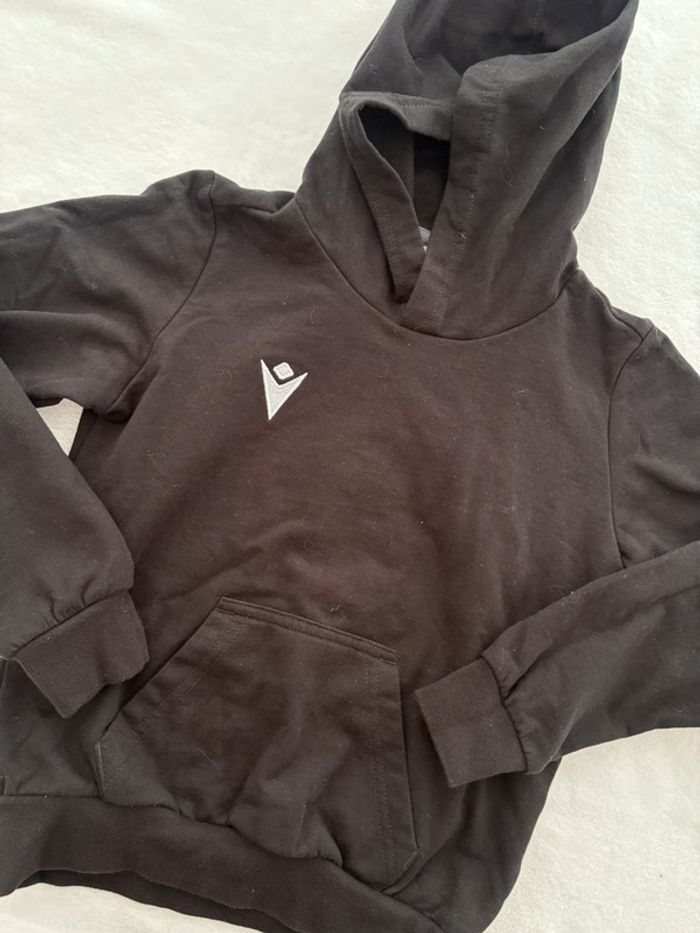 Pull noir Macron 3xs (8 ans)