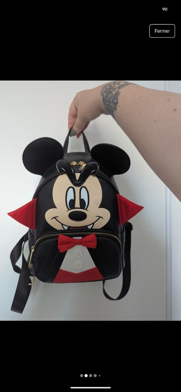 Sac loungefly mickey vampire - photo numéro 2