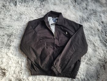 Veste Harrington Polo Ralph Lauren - Noir - Coton Premium - Taille M - Neuf