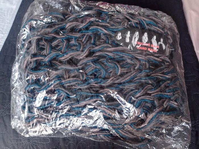 Tour de cou , écharpe tricotée neuve - photo numéro 2