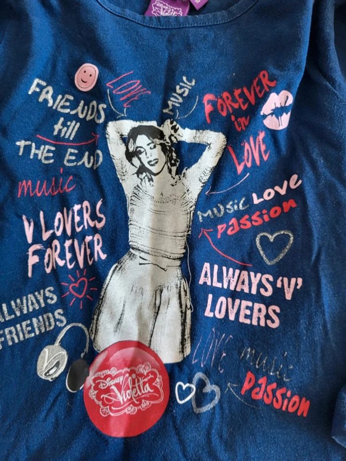 Robe manches longues Violetta 10 ans Disney - photo numéro 3