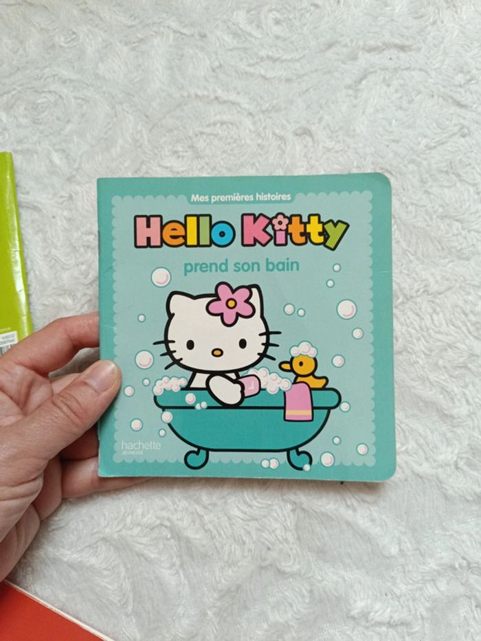 Lot de 4 livres bébé enfant Petit lapin blanc Léo et Popi Hello Kitty - photo numéro 11