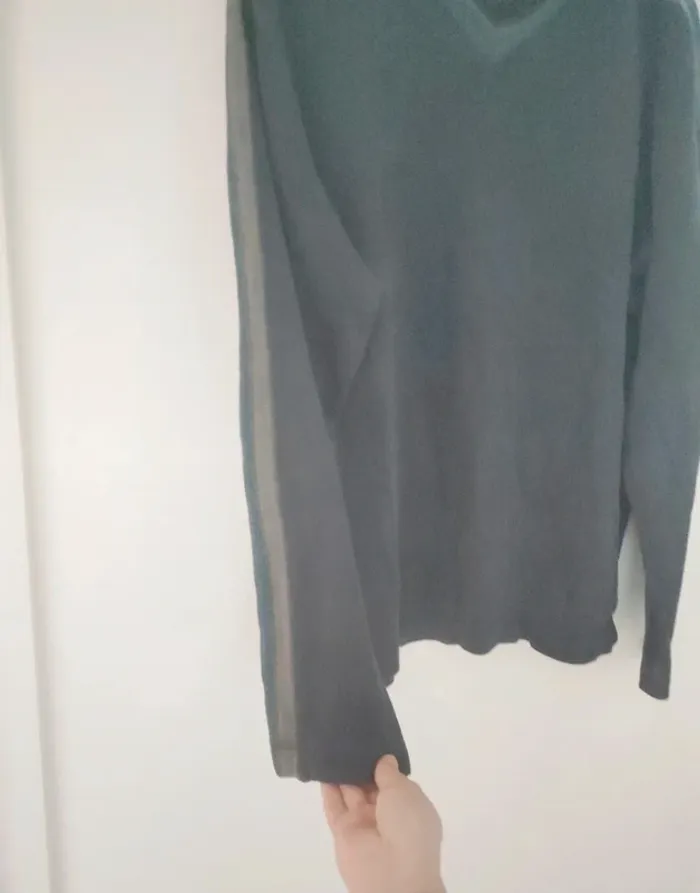 Pull d'hiver col V homme - photo numéro 2
