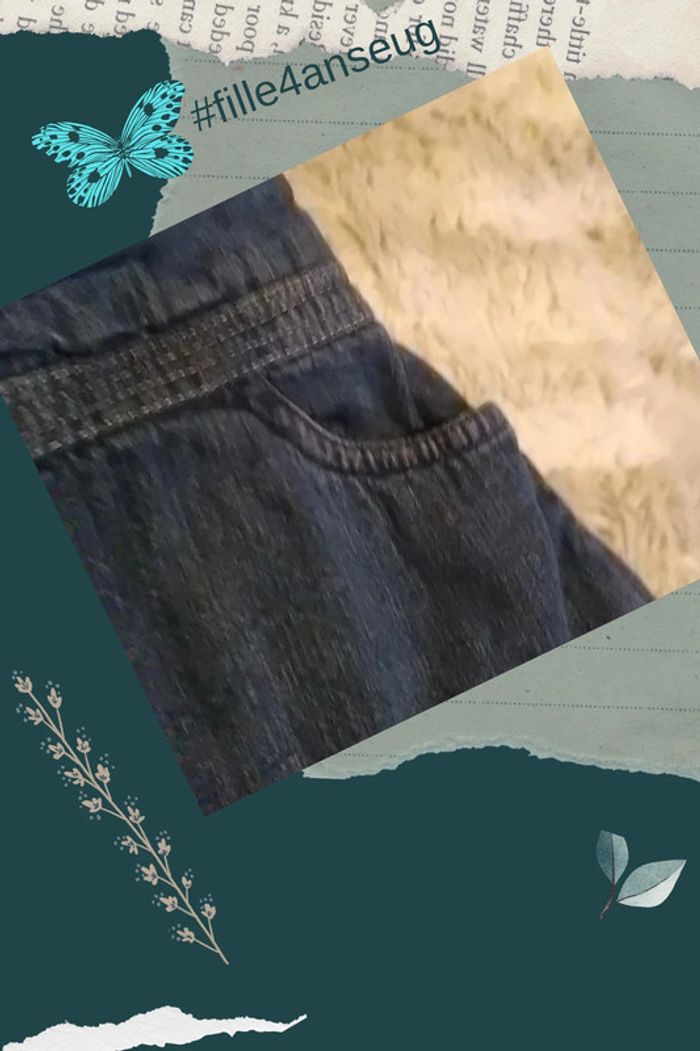 Jupe en jean 4 ans- Tex Kids - photo numéro 3