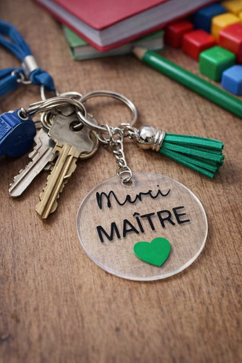 Porte-Clés Merci Maître