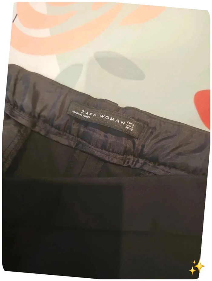 Pantalon classique coupe carotte zara xl noir - photo numéro 4