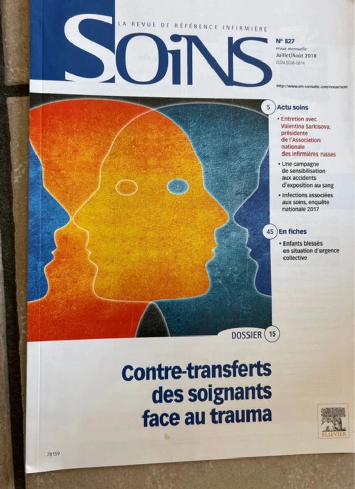Lot de 5 revues Soins Thèmes soins et santé 📒 - photo numéro 4