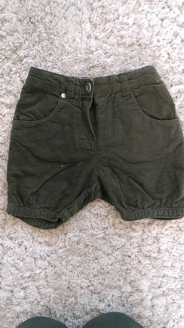 Short velours 18 mois