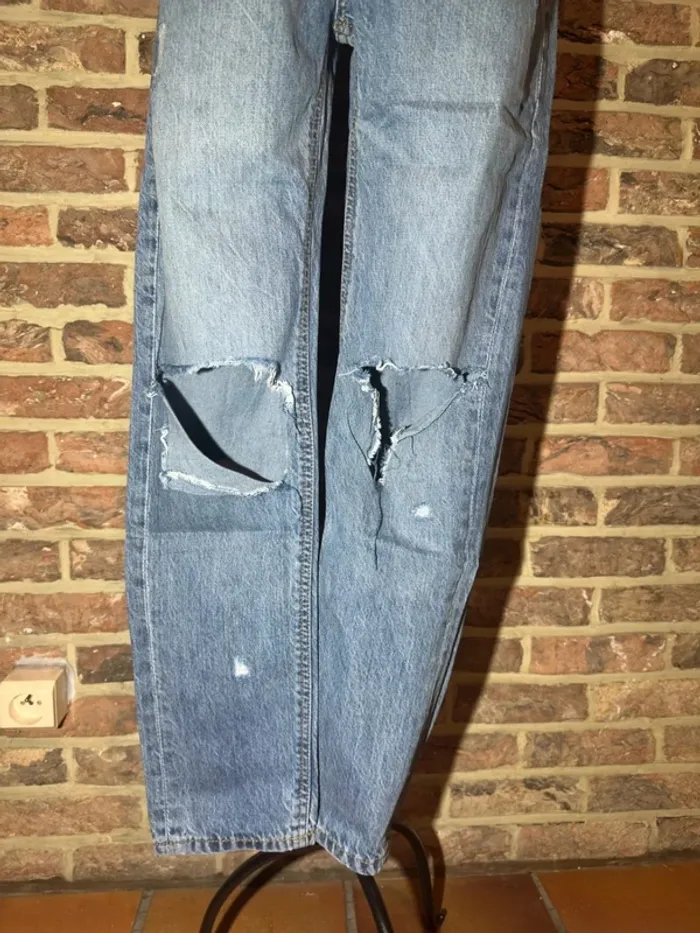 Jeans slim boyfriends Bershka Taille XS / 34 - photo numéro 2