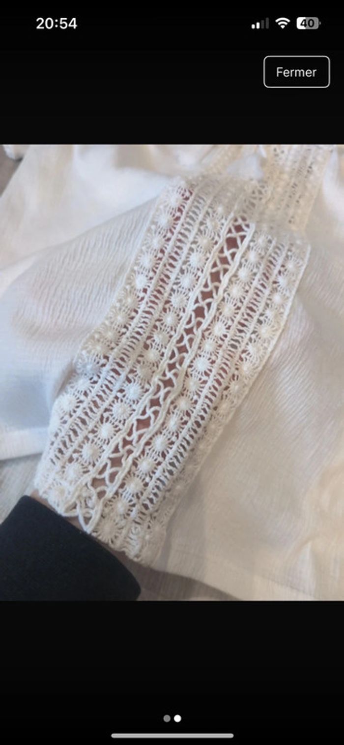 top blanc H&M - photo numéro 2