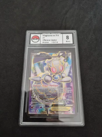 Carte Pokémon Magearna EX 110/114 XY Offensive Vapeur FRA Akatsu grading 8