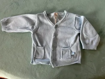 Petit gilet Orchestra bleu clair - 1 mois