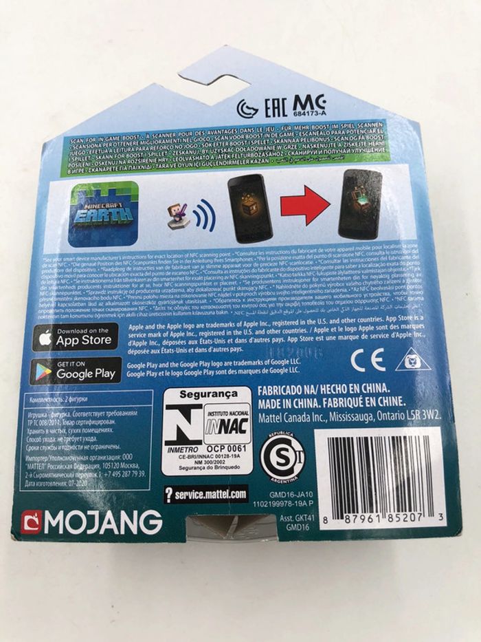 Minecraft 2 Figurines Boost Mini Pigging Out Pig & Undying Evok - photo numéro 2