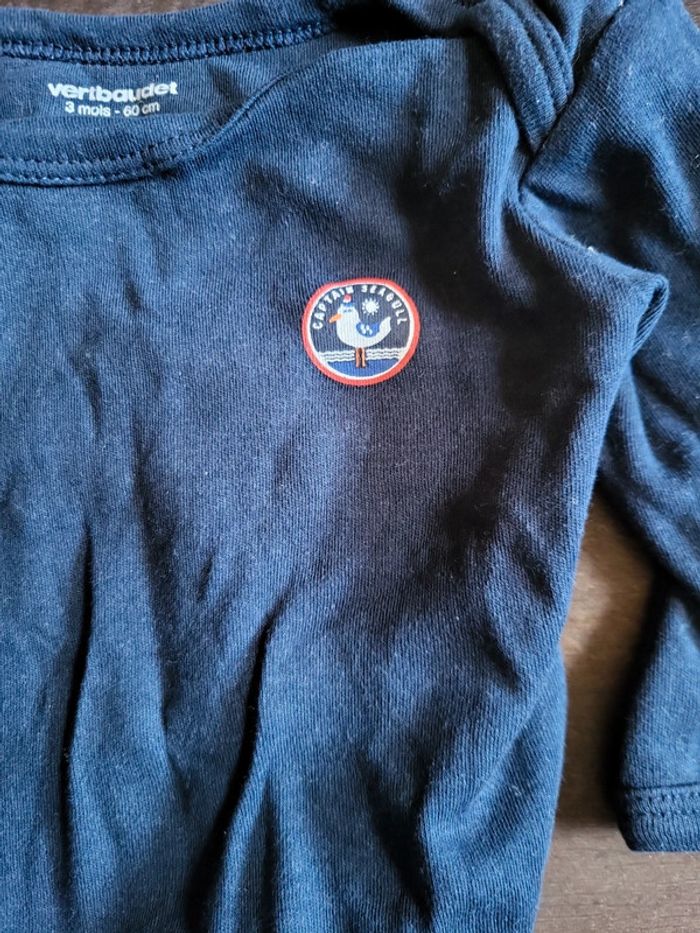 Lot bodies manches longues Verbaudet taille 3 mois - photo numéro 4