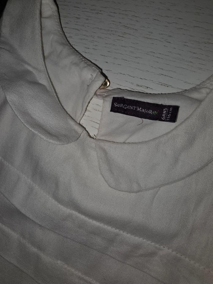 Robe blanche sergent major 6 ans - photo numéro 2