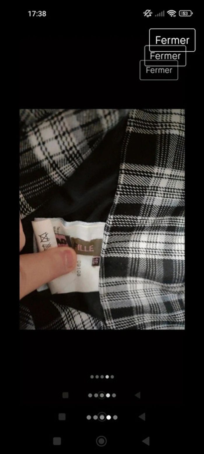 Très belle jupe a carreaux - photo numéro 4