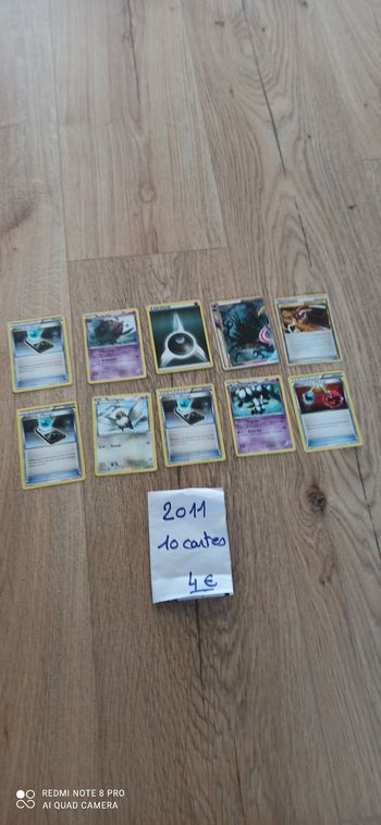 Cartes pokemon 2011
