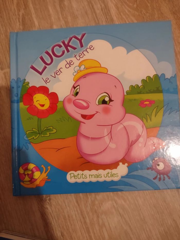 Livre lucky le ver de terre