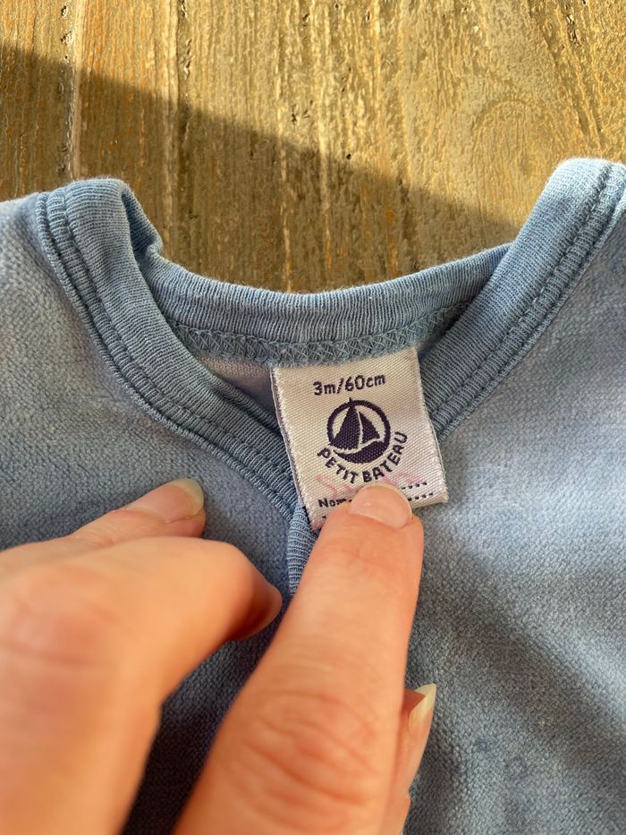 Pyjama petit bateau velours - photo numéro 2