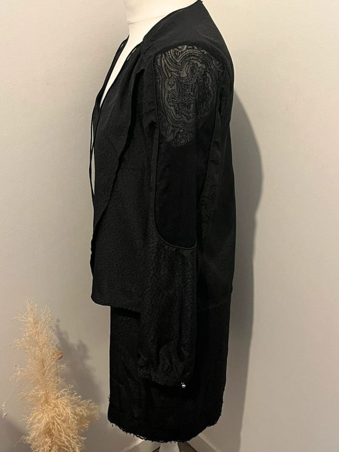 Robe noire effet satiné Ikks S - photo numéro 5