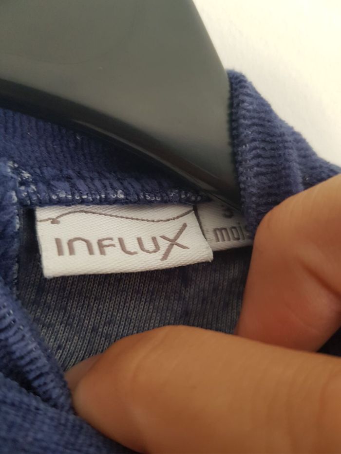 Pyjama en velours taille 3 mois - photo numéro 3