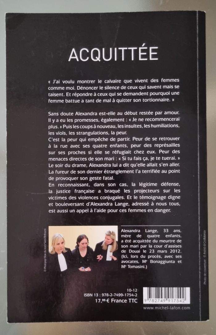 Acquittée - photo numéro 2