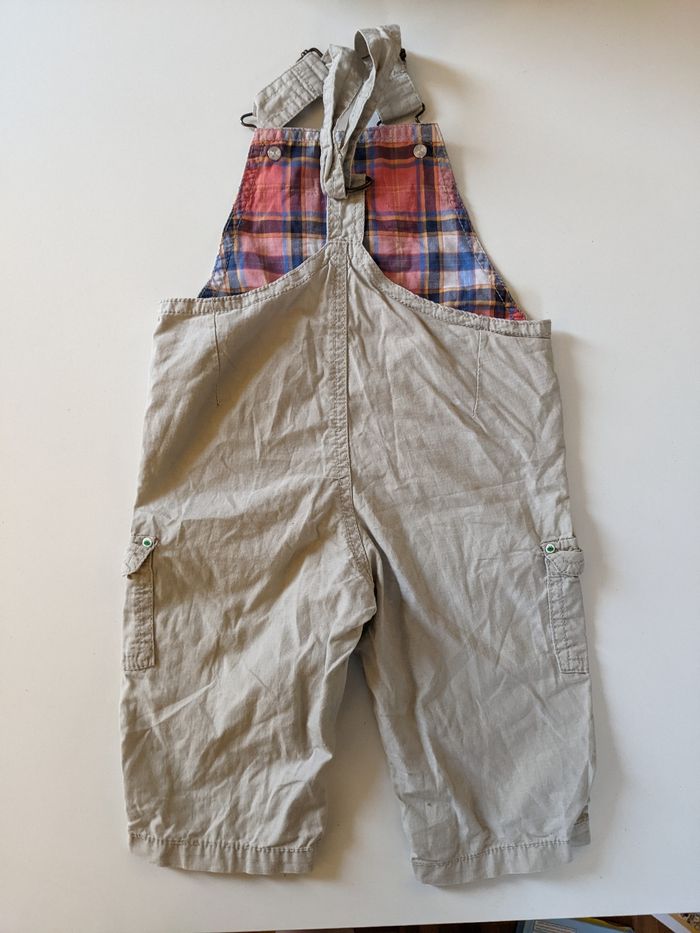 Salopette beige Sergent major 9 mois 71 cm - photo numéro 4