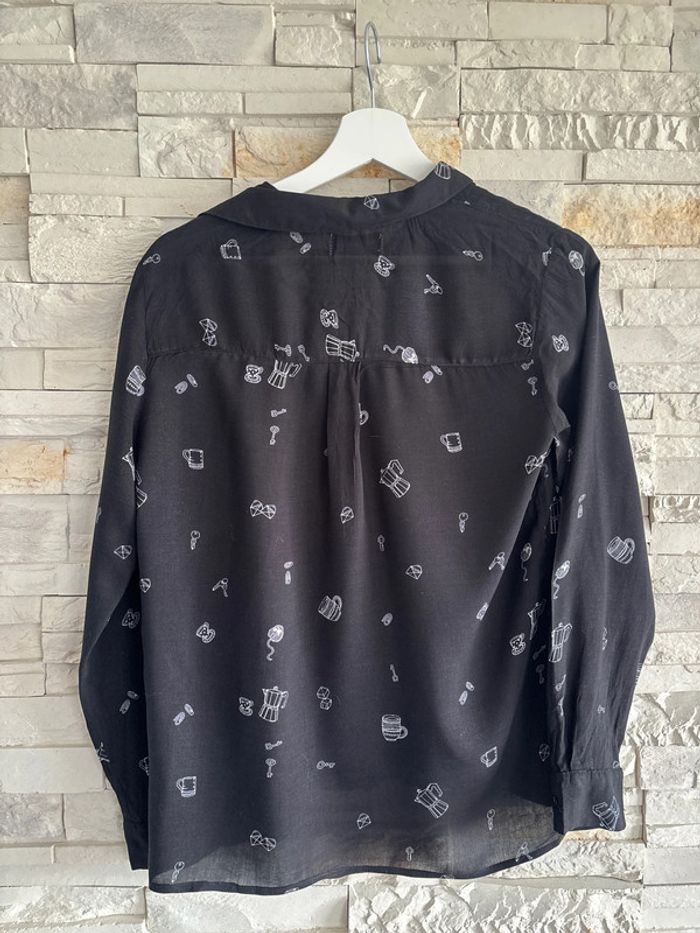 Chemise Pull & Bear T.M noir - photo numéro 4