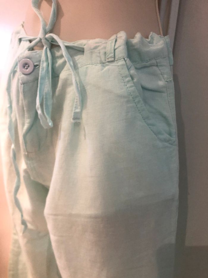Pantalon d’été en lin et coton tissia taille 38 - photo numéro 17
