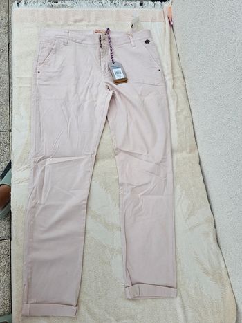 Chino rose poudré Ddp taille 42
