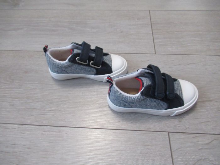 Chaussures baskets en toile bleu marine Taille 24 Vertbaudet - photo numéro 3