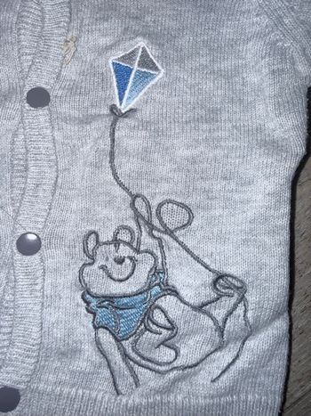 Gilet gris Winnie l'Ourso