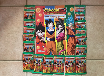 Panini - Dragon Ball Universal Trading Card - Lot 18 pochettes neuves