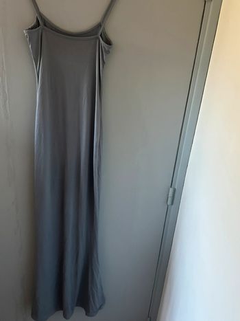 Jolie robe longue près du corps gris/bleu • SHEIN • Taille XS/34