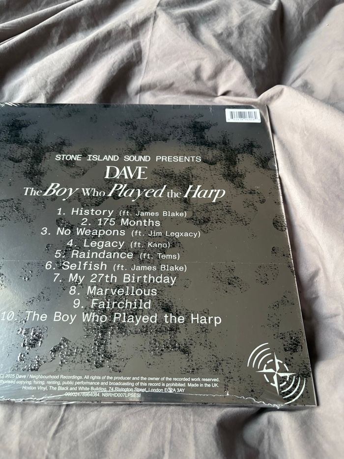 Vinyl Stone Island Sound x Dave - The Boy Who Played the Harp - photo numéro 4
